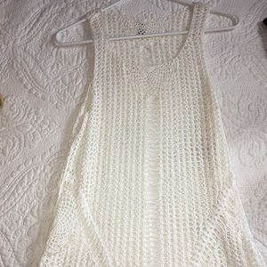 White Swimsuit Cover up Sz small